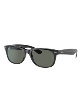 NEW RAY BAN Sunglasses – Polished Black Frame, Polarized Green Lenses
